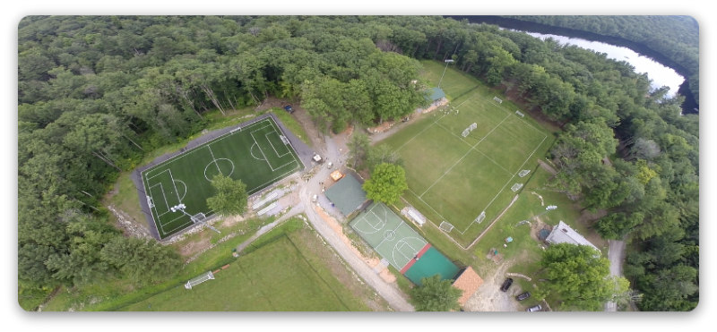 Drone Soccer Fields