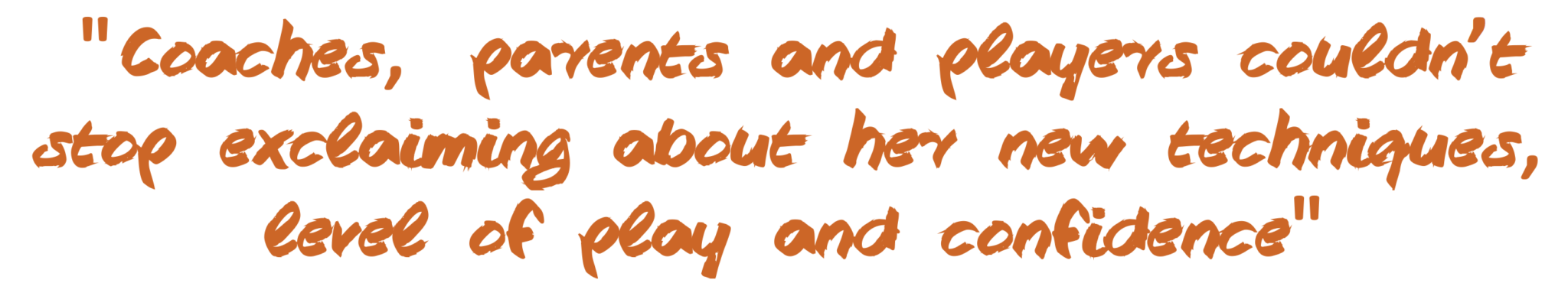 Testimonial quote - confidence