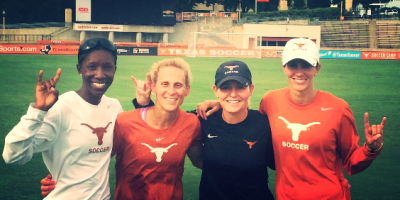 Kristine Lilly Coaching at the University of Texas Women's Soccer