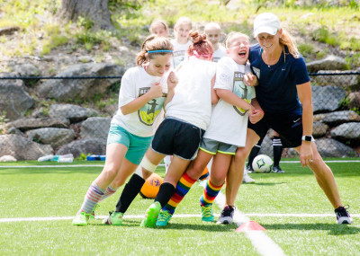 Kristine Lilly Visits Berkshire Soccer Camp