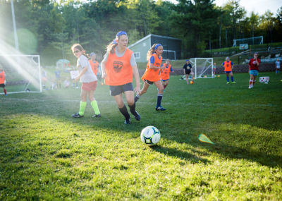 Girls Soccer Tournament at Camp
